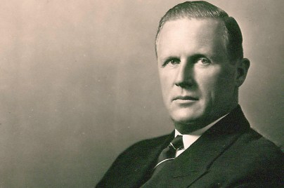 Black and white photo of George W. Merck