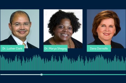 Luther Clark, Dana Dornsife and Marya Shegog