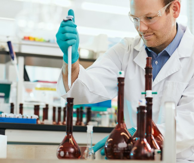 scientist working in a lab