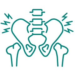 illustration pf pelvic pain