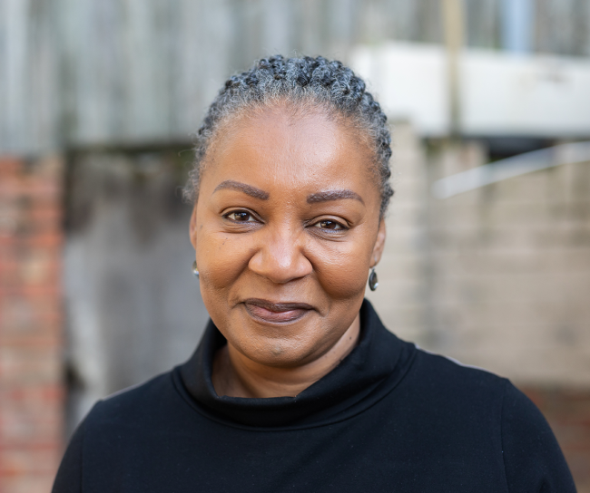 portrait of women with grey hair